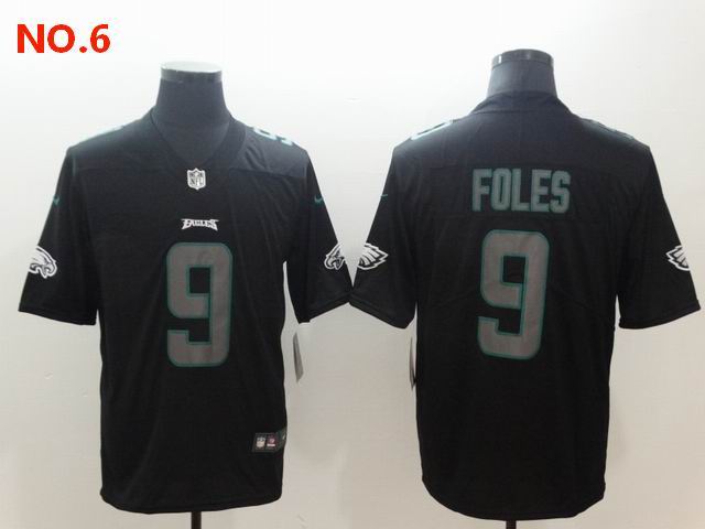 Men's Philadelphia Eagles #9 Nick Foles Jersey NO.6;